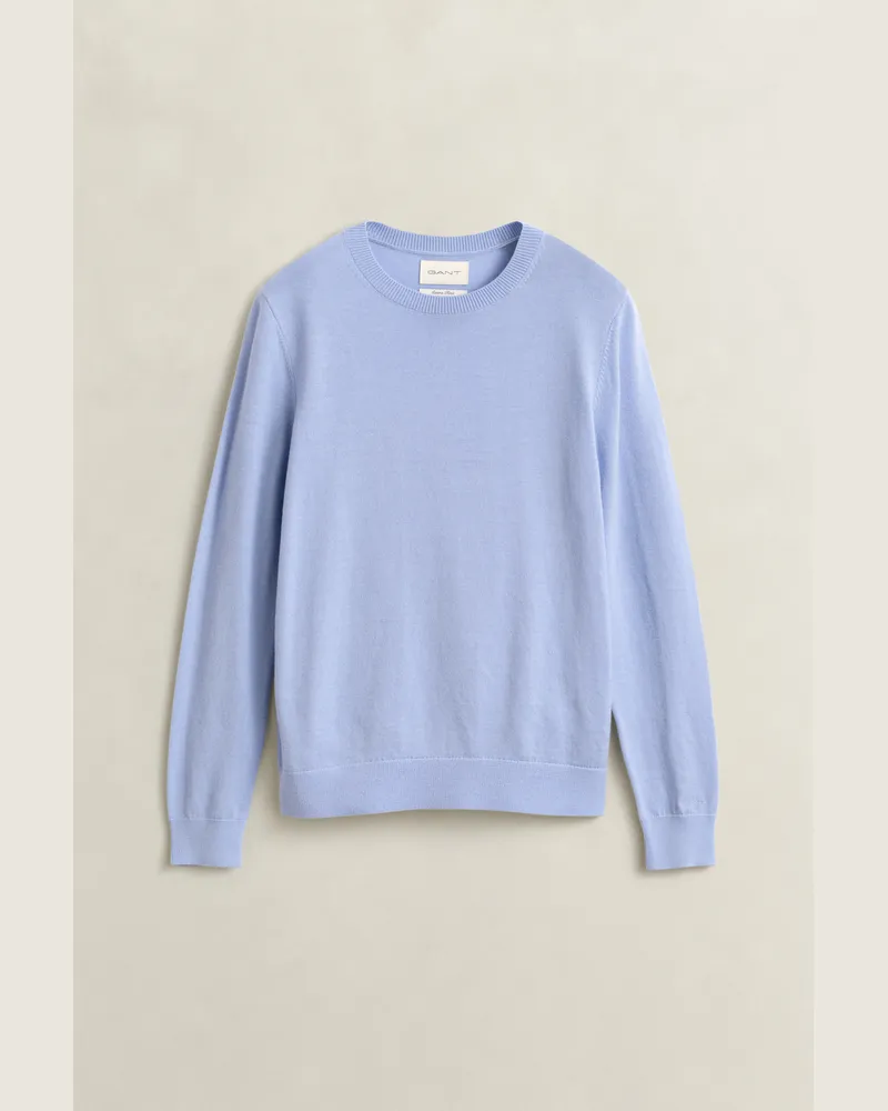 Gant Damen Rundhalspullover aus extrafeiner Merinowolle MISTY LAVENDER Misty