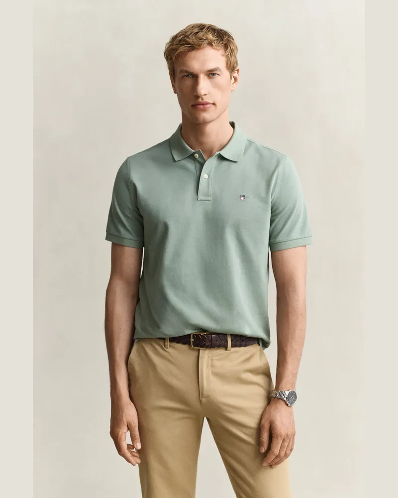 Gant Herren Classic Regular Fit Poloshirt SURPLUS MINT Surplus