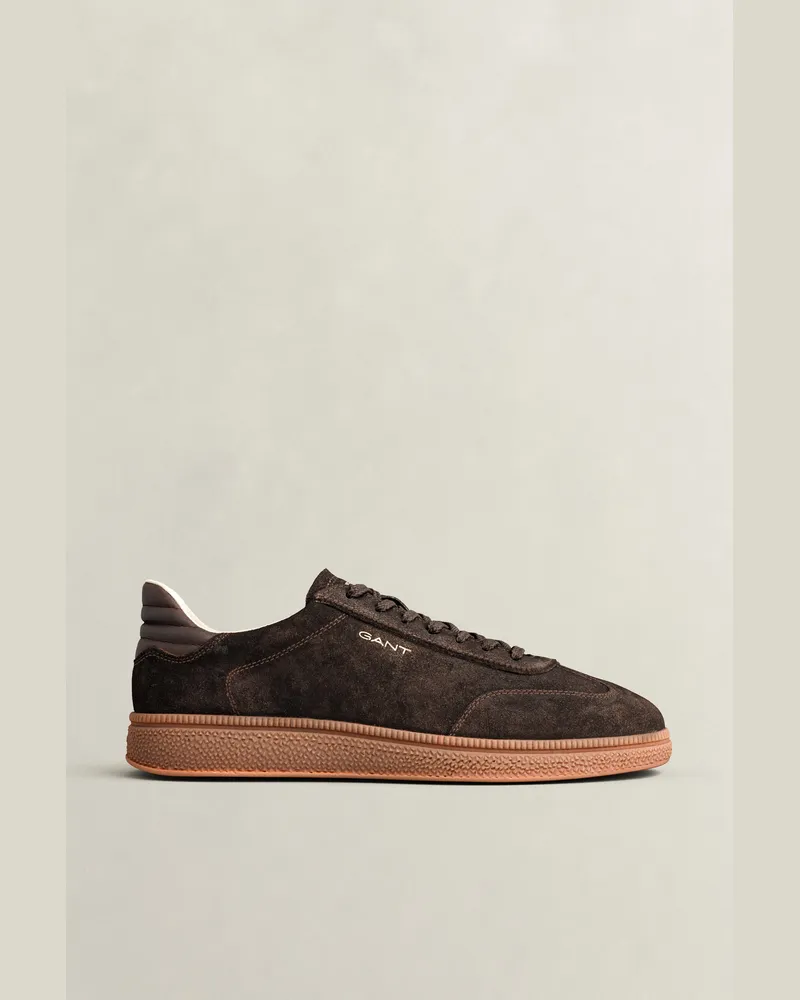 Gant Herren Cuzmo Sneaker aus Veloursleder DARK Braun Dark