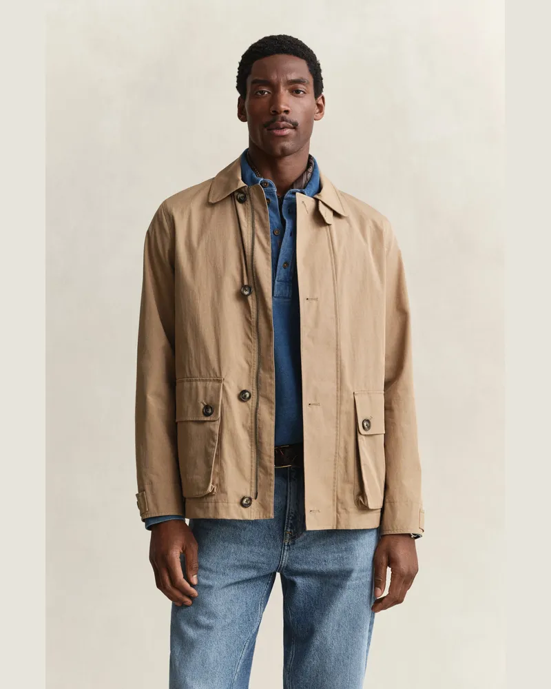 Gant Herren Barn Jacke LIGHT TAUPE Light