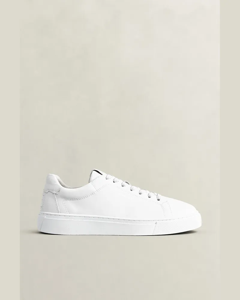 Gant Herren McJulien Sneaker aus Leder Weiß Weiß