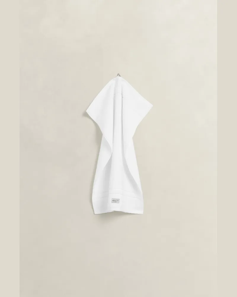 Gant Wohnaccessoires Premium Handtuch 30 x 50 Weiß Weiß