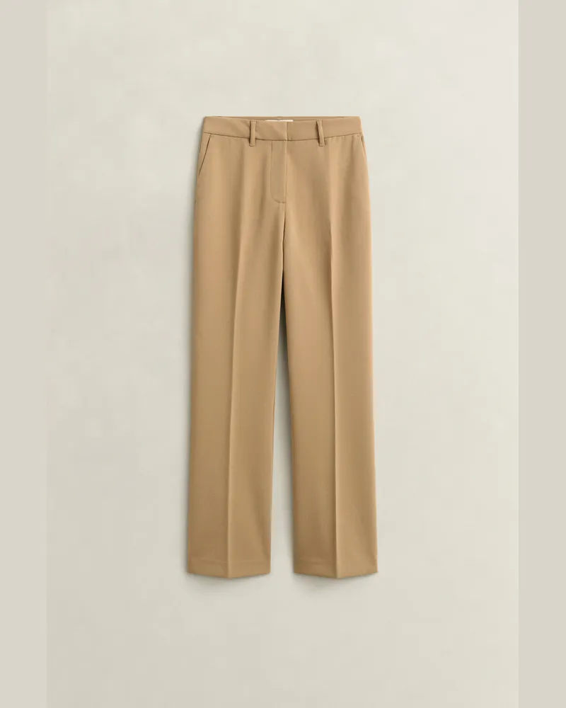 Gant Damen Ausgestelle Slim Fit Slacks WARM KHAKI Warm