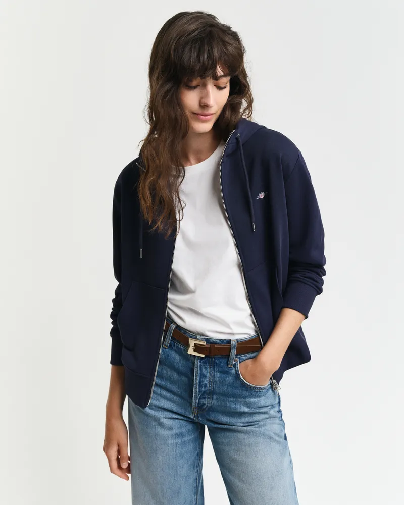 Gant Damen Shield Sweatjacke 