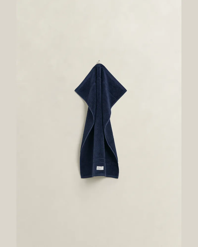 Gant Wohnaccessoires Premium Handtuch 30 x 50 MARINE Marine