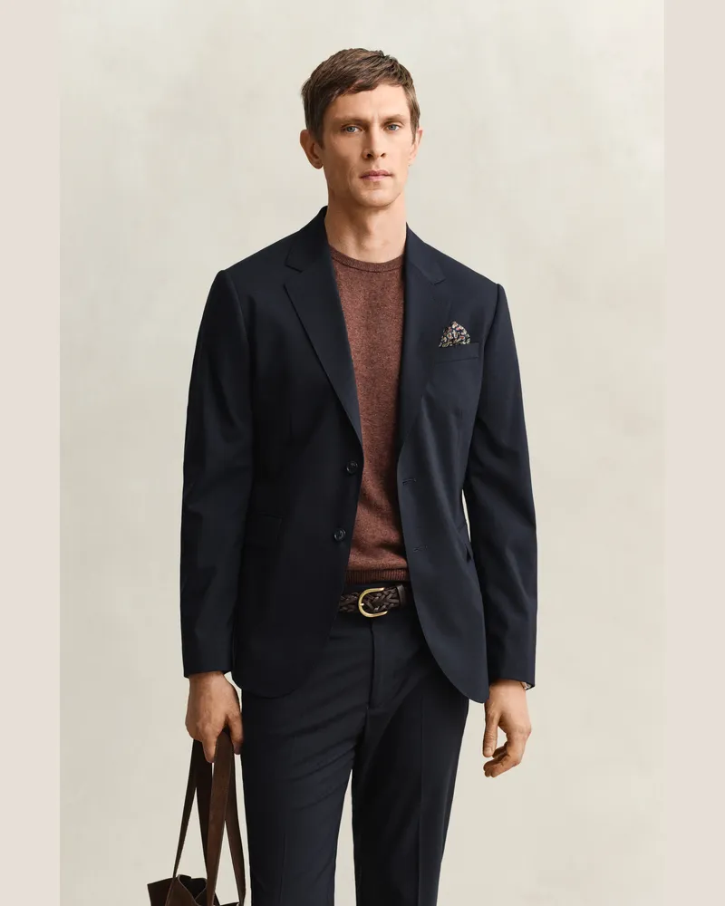 Gant Herren Anzugsakko EVENING Blau Evening