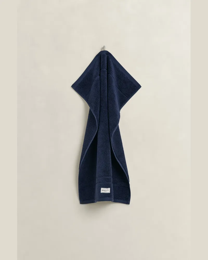 Gant Wohnaccessoires Premium Handtuch 50 x 100 MARINE Marine