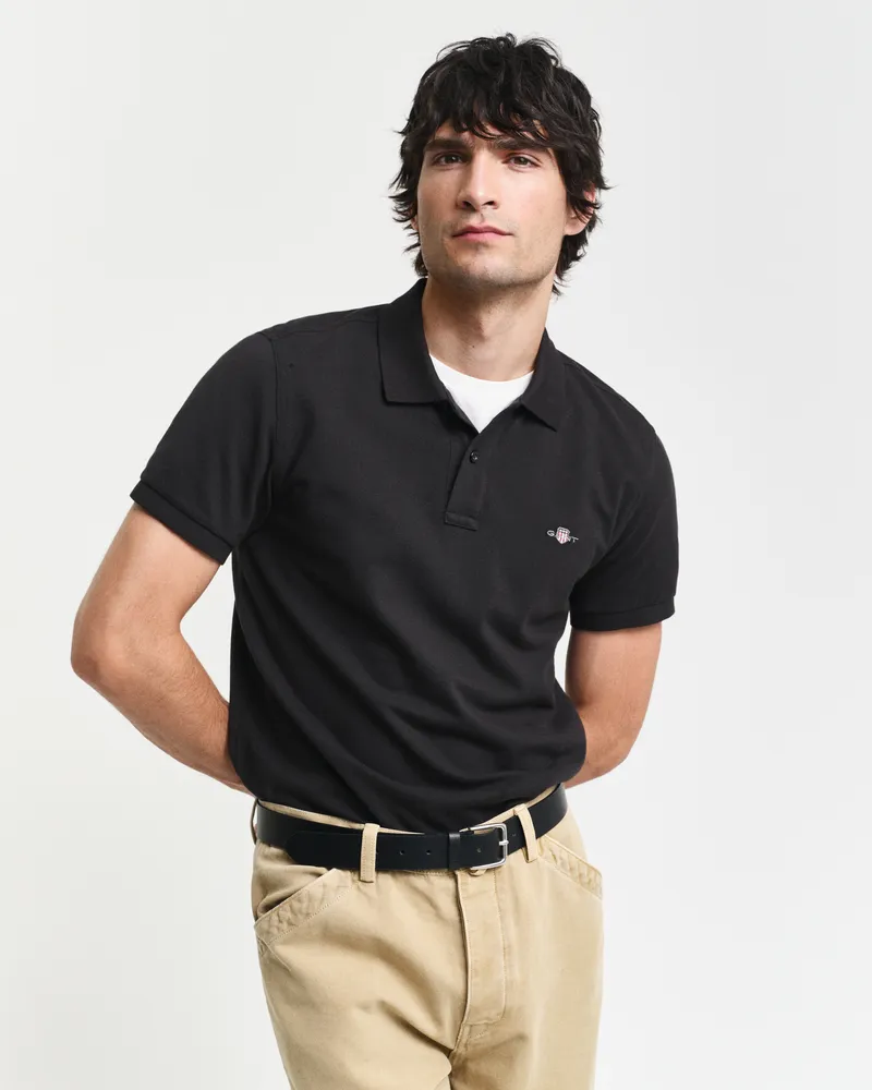Gant Herren Slim Fit Archive Shield Piqué Poloshirt