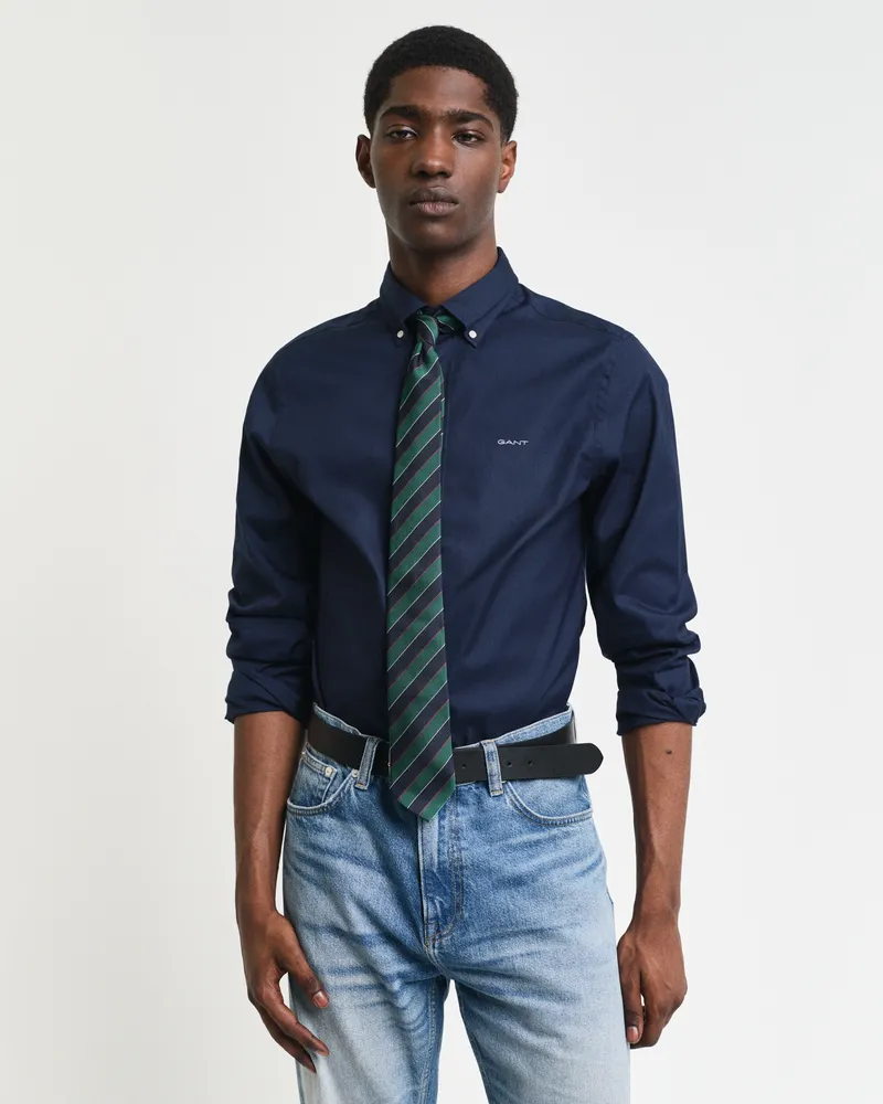 Gant Herren Slim Fit Pinpoint Oxford-Hemd 