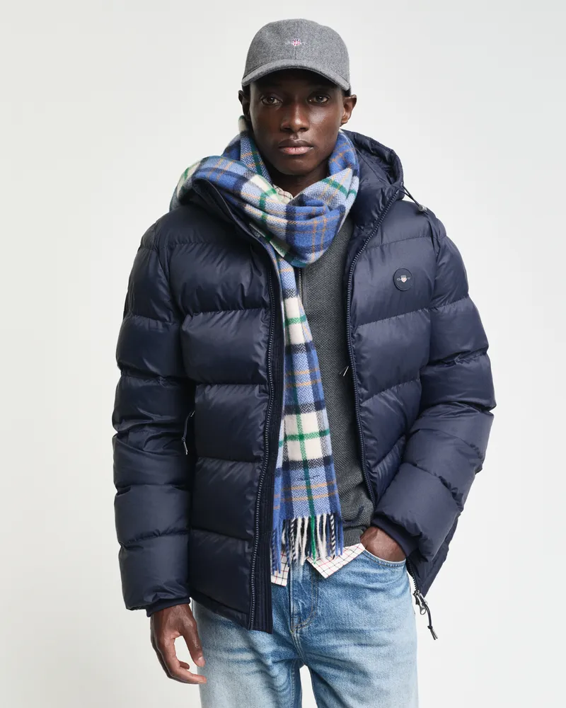 Gant Herren Gewebter Herringbone Wollschal 