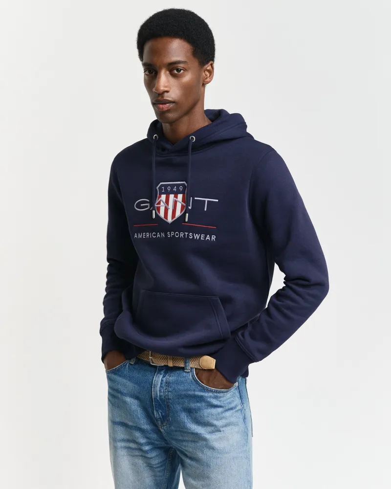 Gant Herren Archive Shield Hoodie 