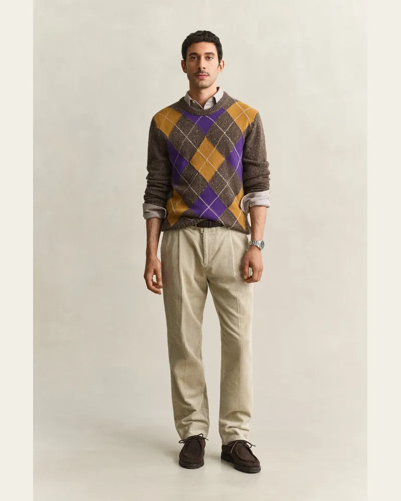 Gant Herren Cord Anzughose CLAY BEIGE Clay