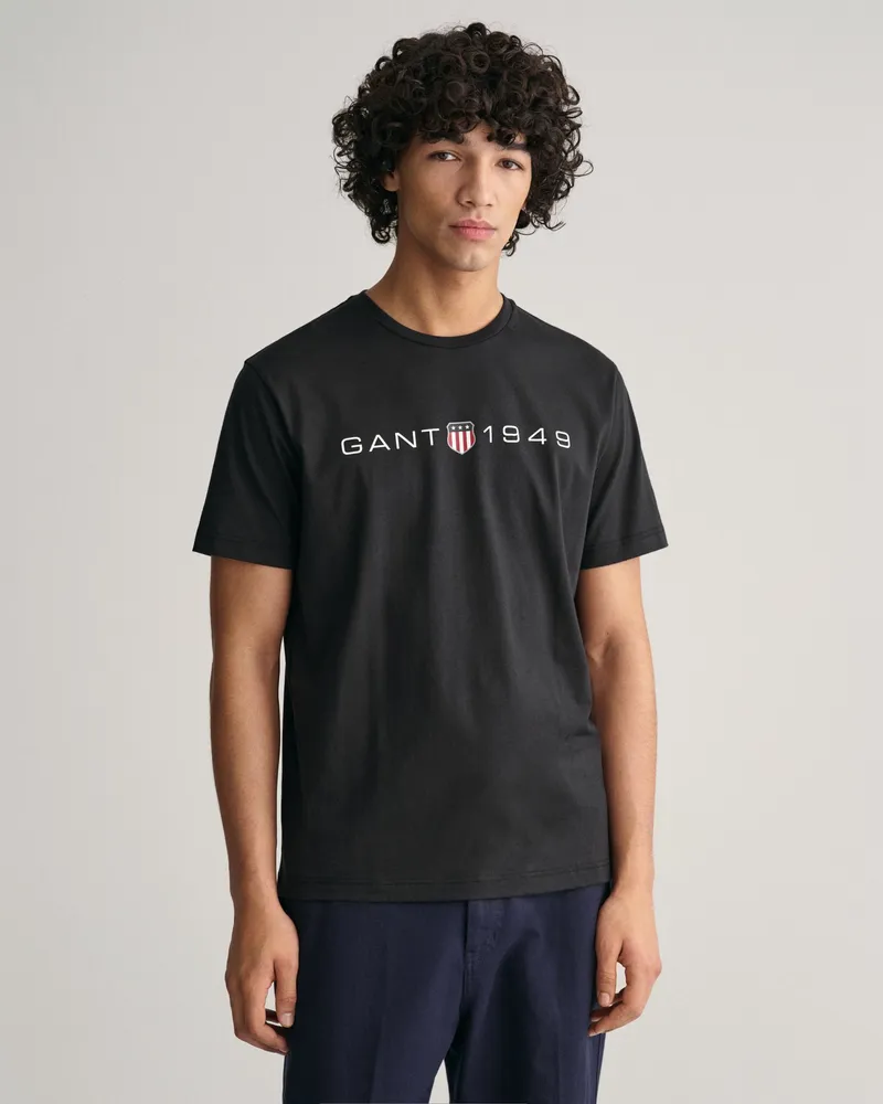 Gant Herren Graphic T-Shirt mit Print 