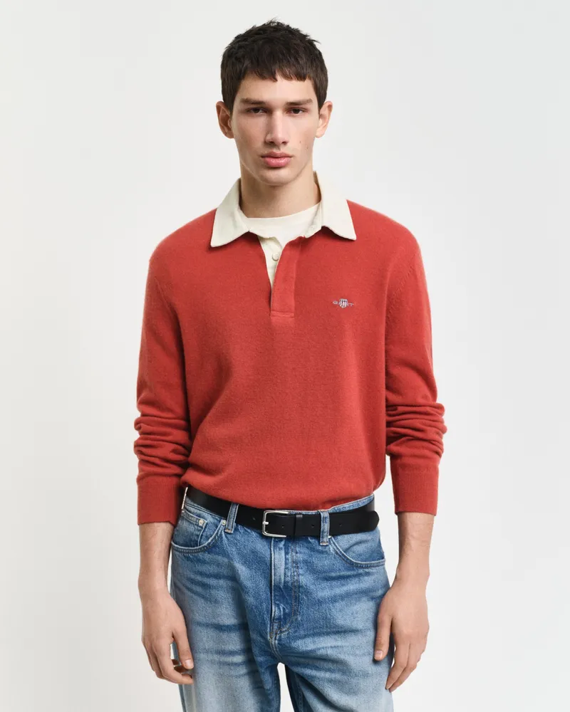 Gant Herren Rugger aus extrafeiner Lambswool 