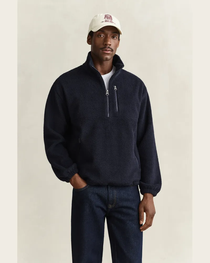 Gant Herren Fleece Sweatshirt EVENING Blau Evening