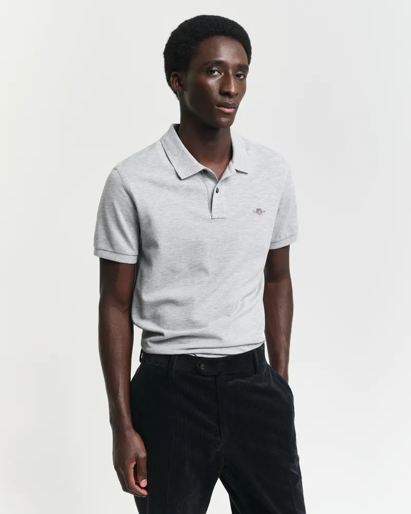 Gant Herren Slim Fit Archive Shield Piqué Poloshirt 