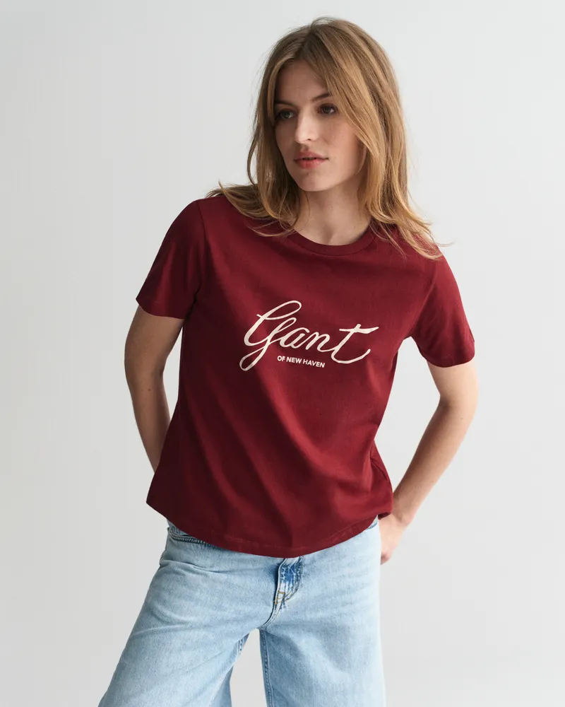Gant Damen Script T-Shirt 