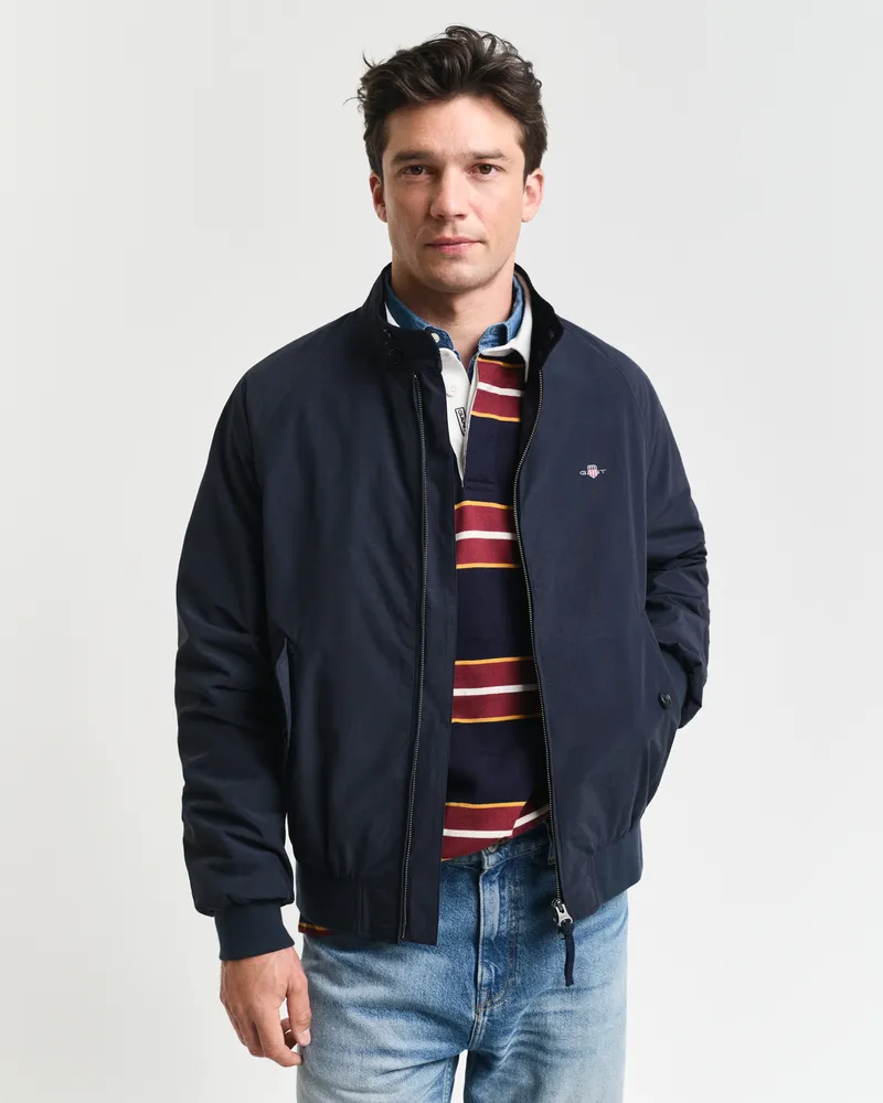 Gant Herren Harrington Jacke aus Baumwolle 