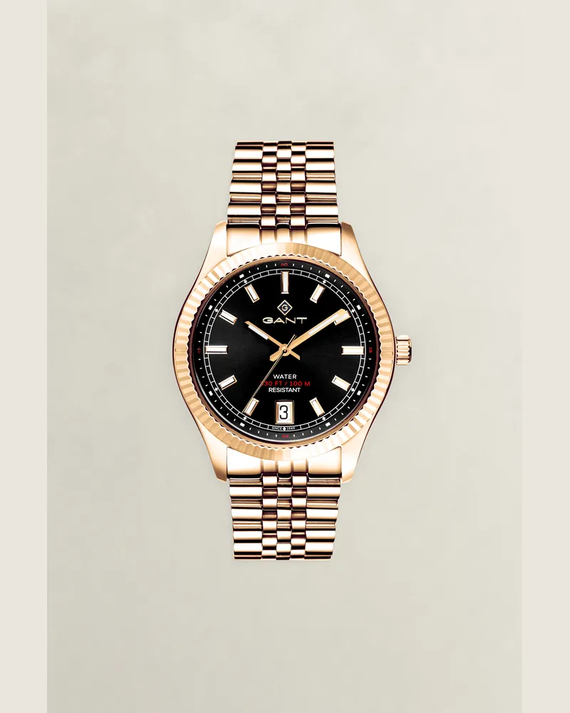 Gant Herren Sussex 44 Armbanduhr Schwarz Schwarz