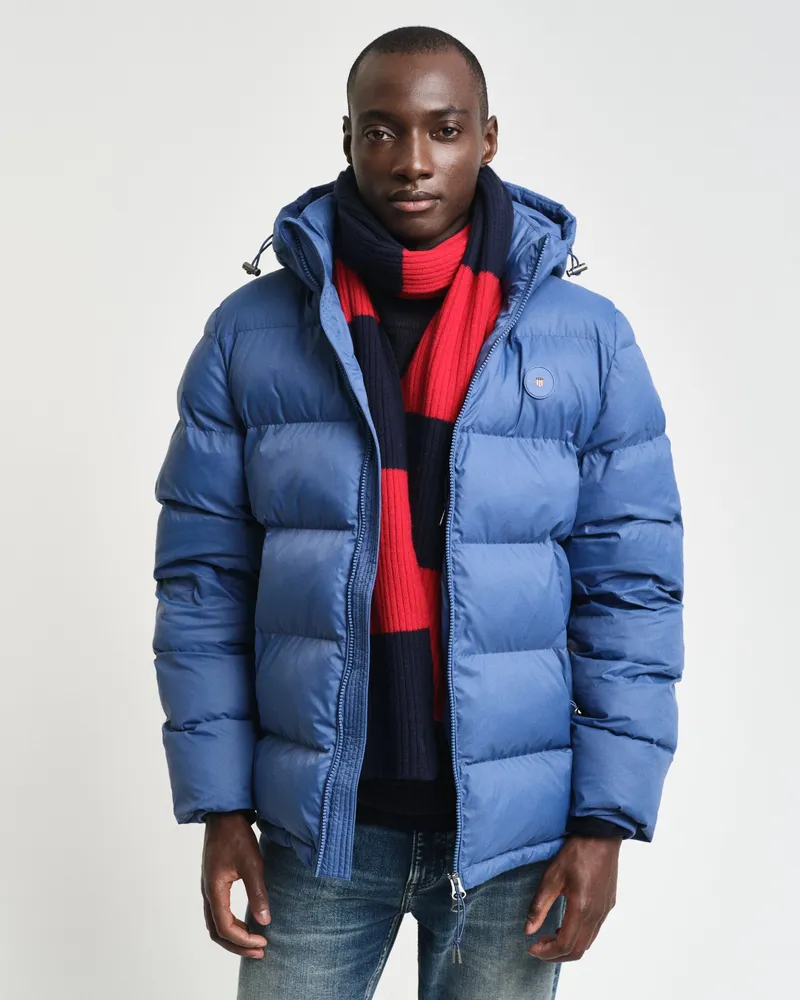 Gant Herren Gestreifter Strickschal 