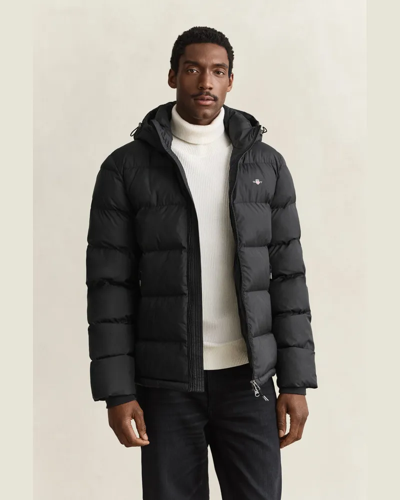 Gant Herren Active Cloud Jacke Schwarz Schwarz