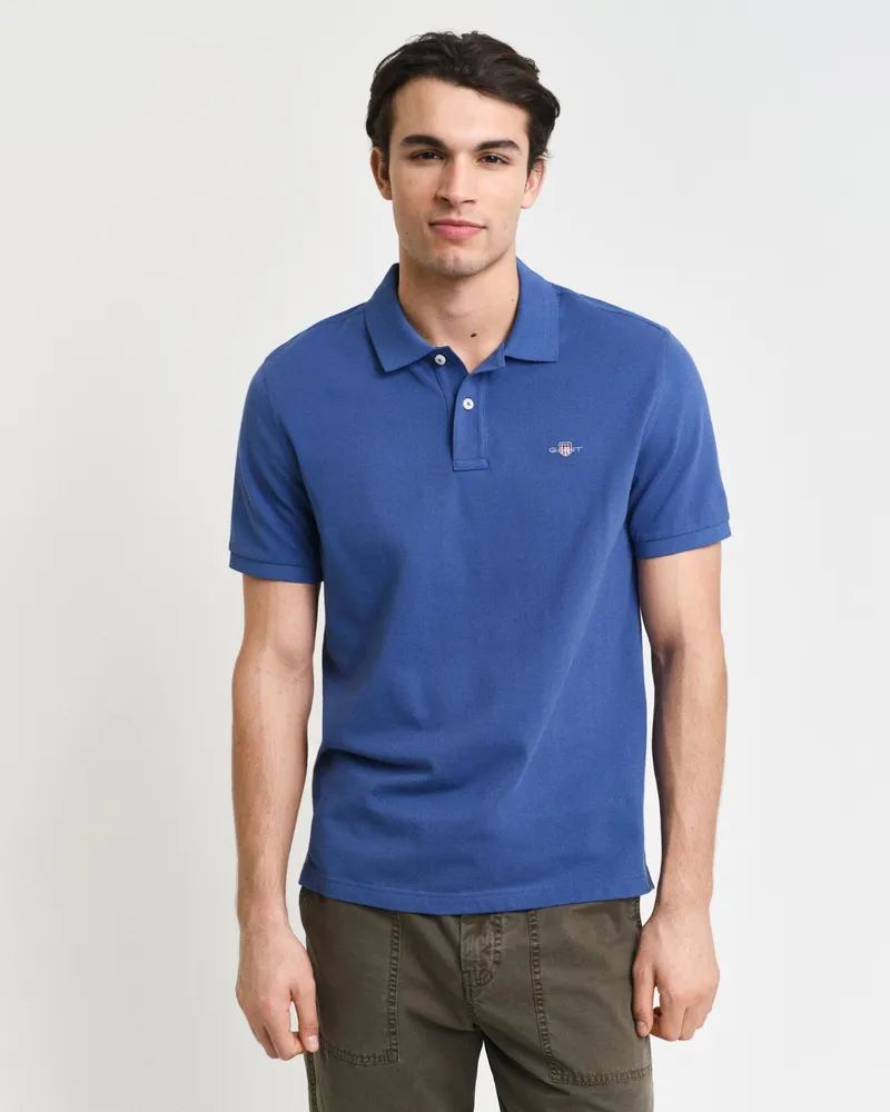 Gant Herren Regular Fit Shield Piqué Poloshirt 