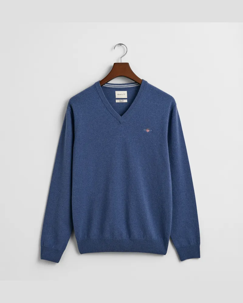 Gant Herren Superfine Lambswool V-Neck Pullover 