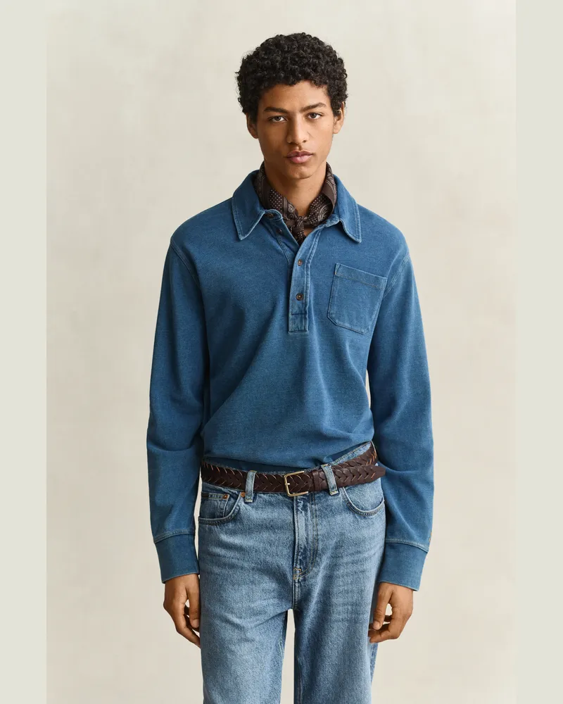 Gant Herren Indigo Rugger INDIGO Indigo