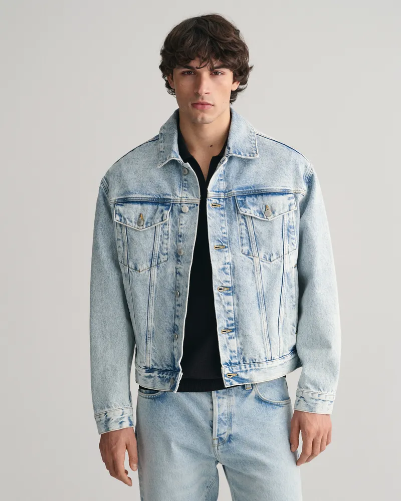 Gant Herren Trucker Jeansjacke 