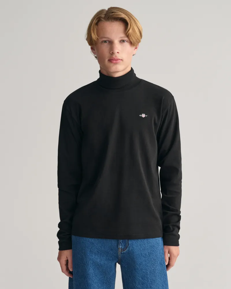 Gant Teens Teens Shield Stehkragen-Langarmshirt 