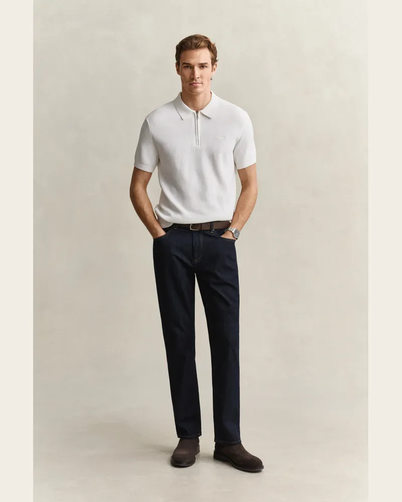 Gant Herren Regular Fit Clean Wash Jeans DARK Blau Dark