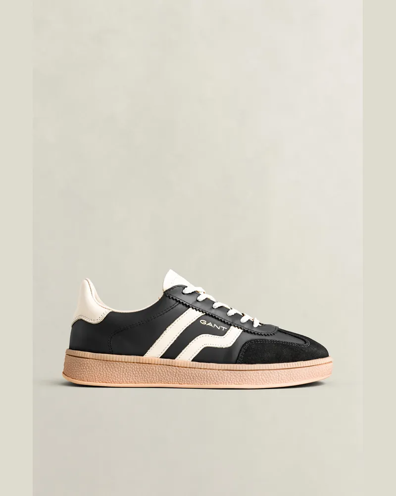 Gant Damen Cuzima Sneaker aus Veloursleder Schwarz Schwarz