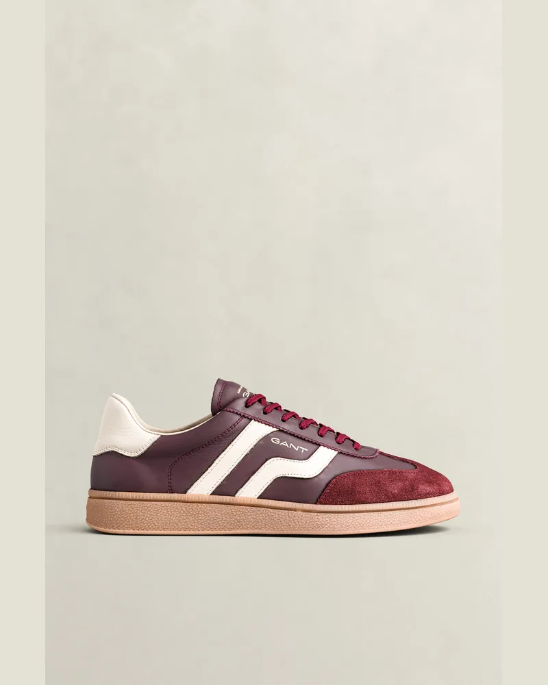 Gant Herren Cuzmo Sneaker aus Glatt- und Veloursleder DEEP GRAPE WINE Deep