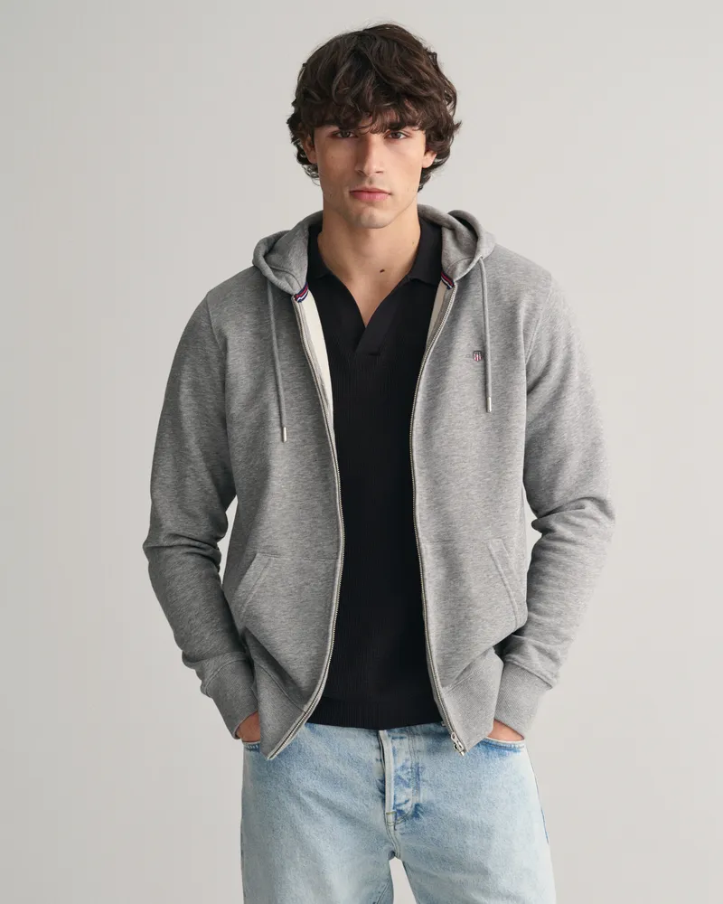 Gant Herren Shield Sweatjacke