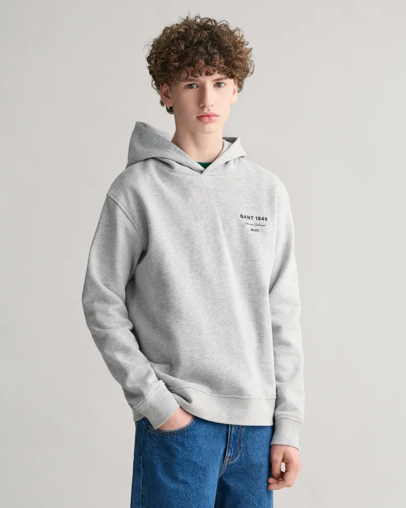 Gant Teens Teens Script Graphic Hoodie 