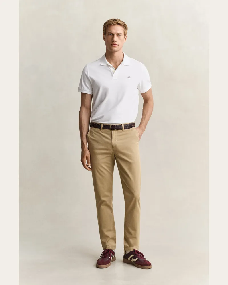 Gant Herren Classic Slim Fit Chinohose DARK KHAKI Dark