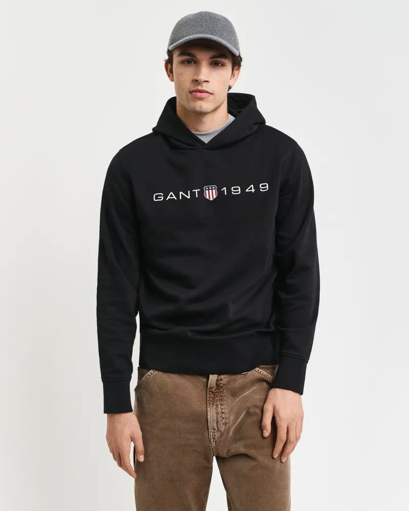 Gant Herren Graphic Hoodie mit Print 