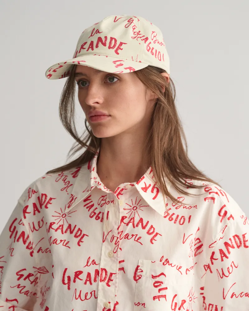 Gant Damen Cap mit Text-Print 