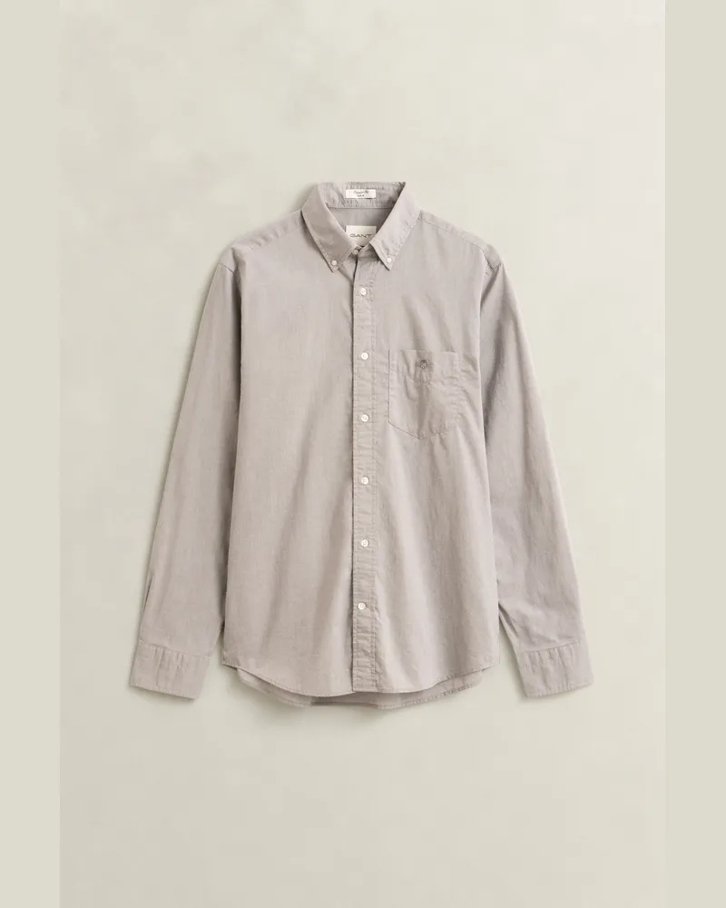 Gant Herren Classic Regular Fit Popeline Hemd FADED TAUPE Faded