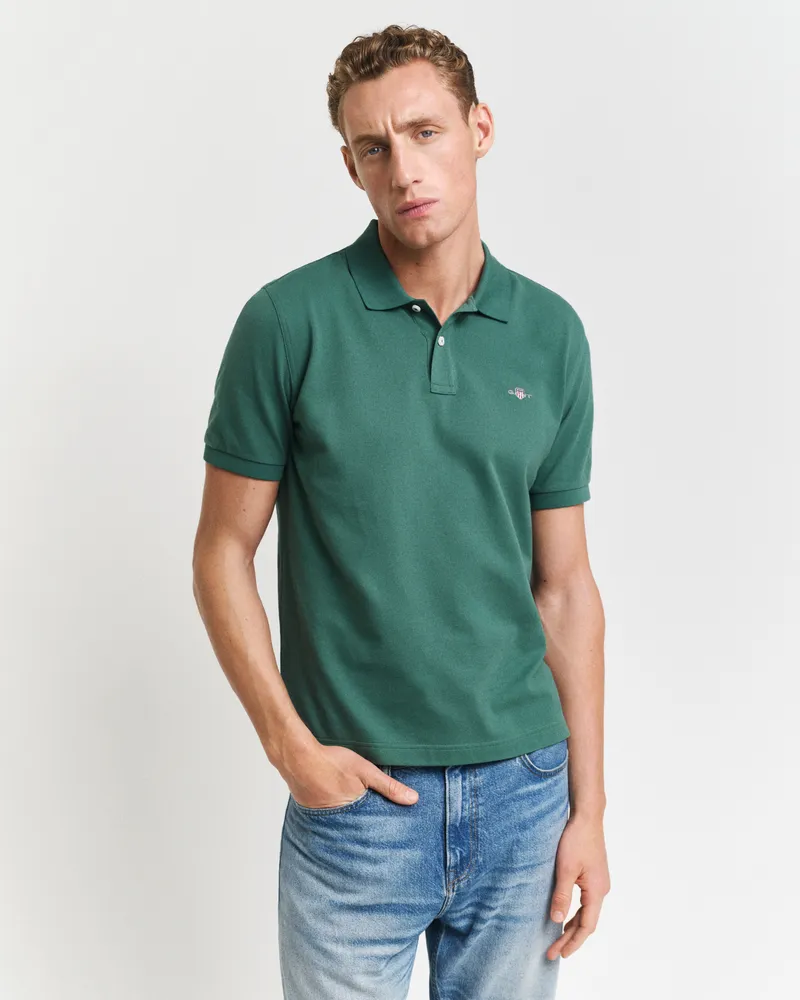 Gant Herren Regular Fit Shield Piqué Poloshirt 