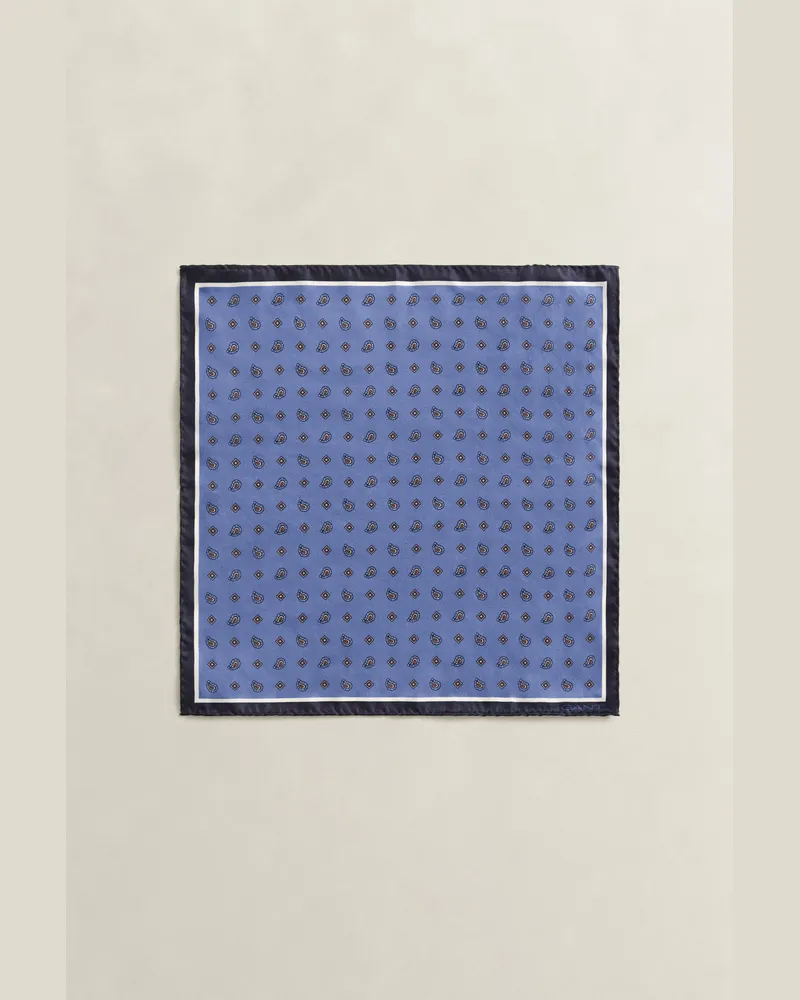 Gant Herren Einstecktuch mit Foulard-Print Blau HORIZON Blau