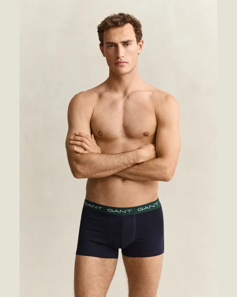 Gant Herren 3er-Pack Boxershorts VINTAGE Blau Vintage