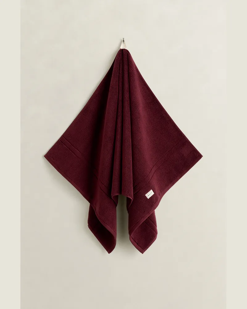 Gant Wohnaccessoires Premium Handtuch 70 x 140 DARKENED WINE Darkened