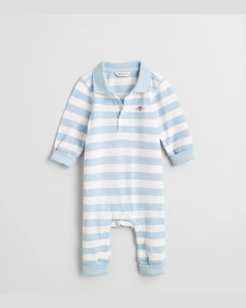 Gant Kids Baby Shield Piqué Overall mit Streifen 