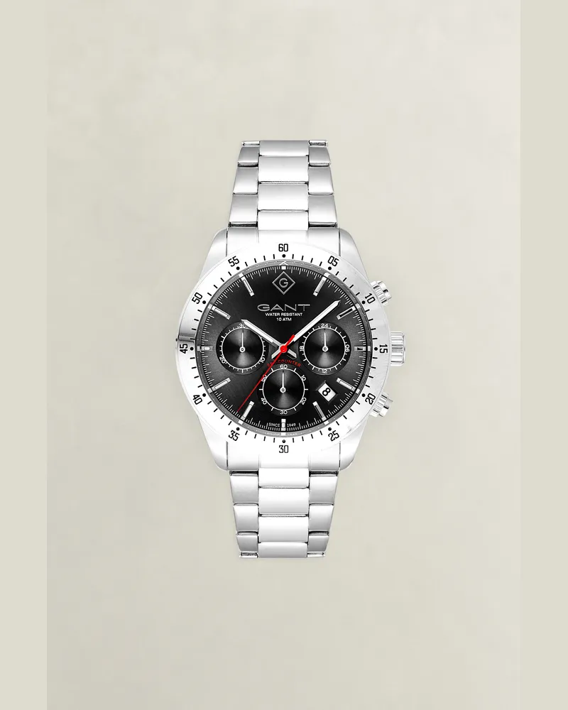 Gant Herren Armbanduhr Greenfield Schwarz Schwarz