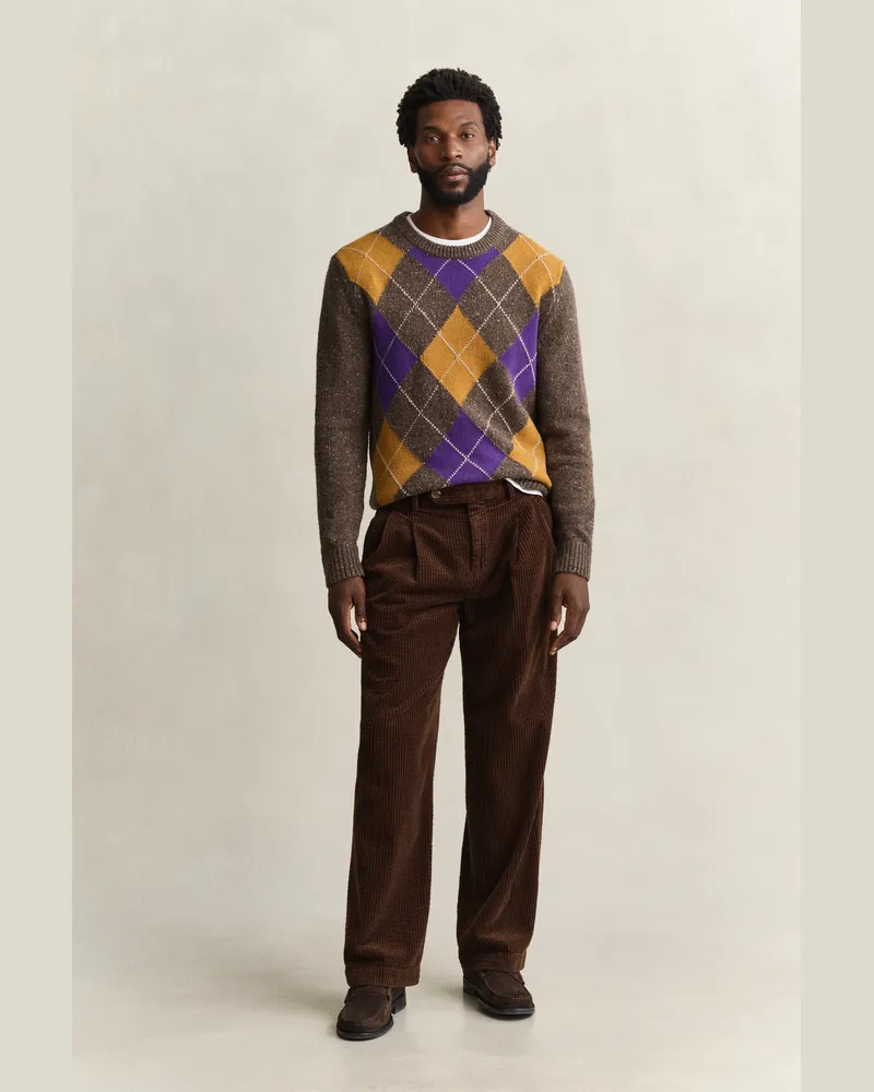 Gant Herren Cord-Chinohose CARAMEL Braun Caramel