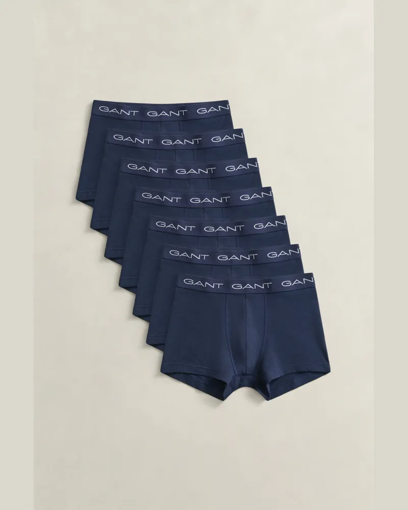 Gant Herren 7er-Pack Boxershorts MARINE Marine