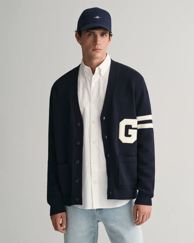 Gant Herren GANT Varsity Strickjacke 