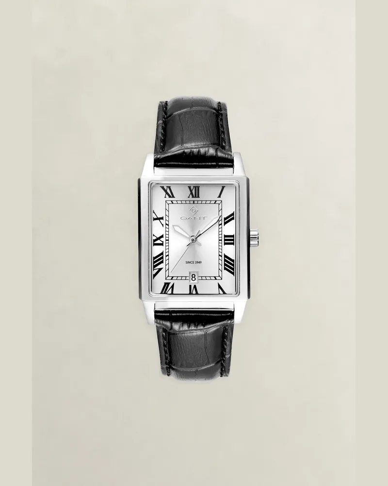 Gant Herren Staten Island Armbanduhr SILVER Silver