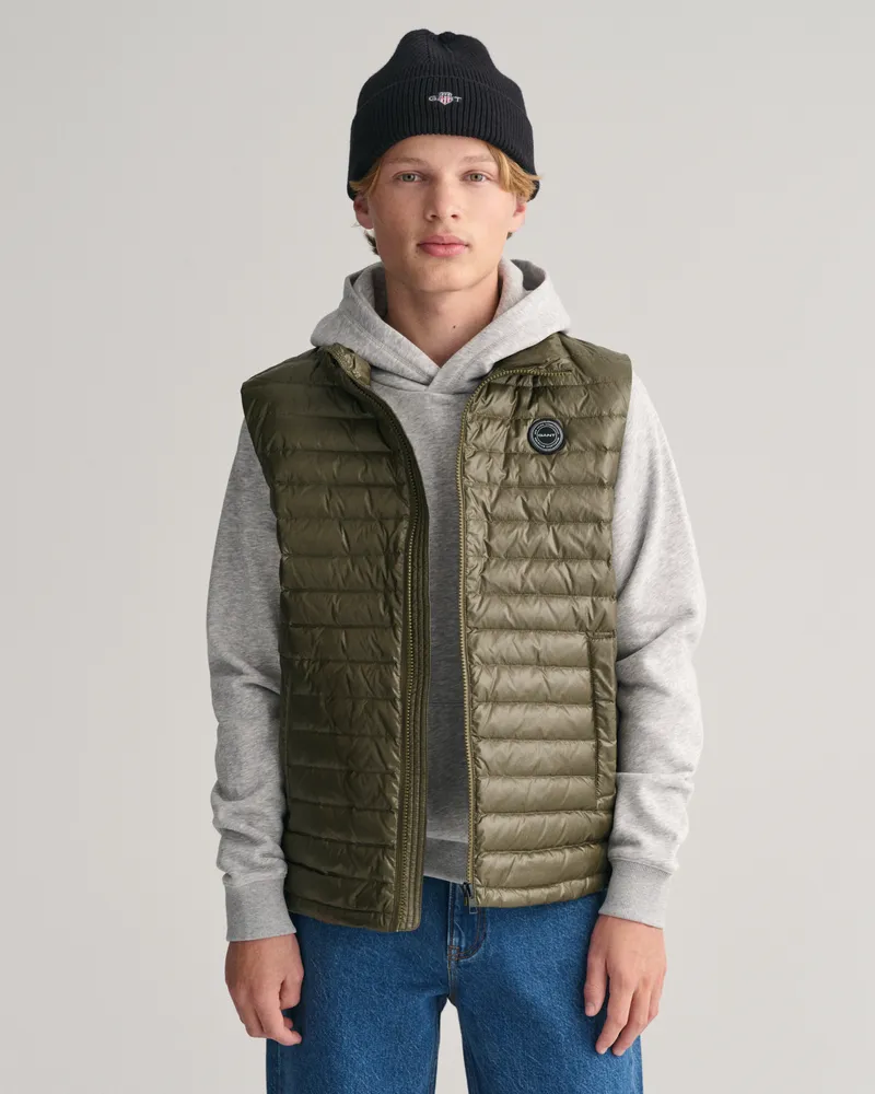 Gant Teens Teens Shiny Leichte Daunensteppweste 